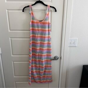Gap Multicolor Midi Knit Dress